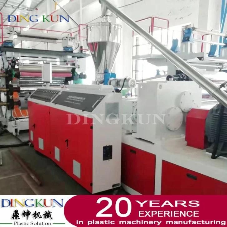 PVC Artificial Marble Production Line Factory Price / PVC Marble Sheet Making Machine