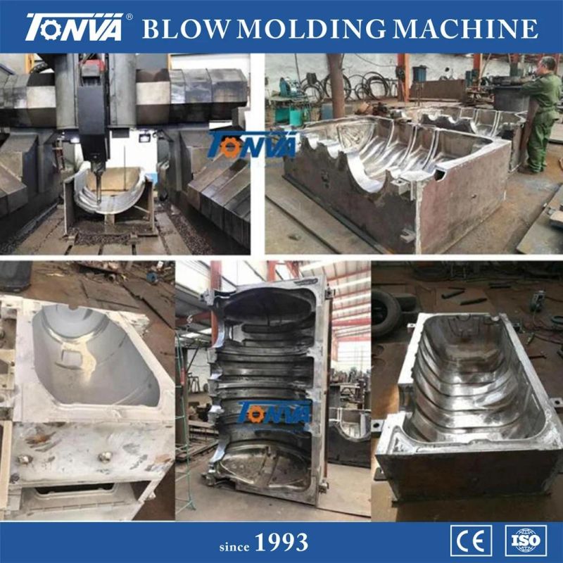 Accumulator Type Horizontal 1000L Plastic Tank Making on Large Size Extrusion Blow Molding Machine