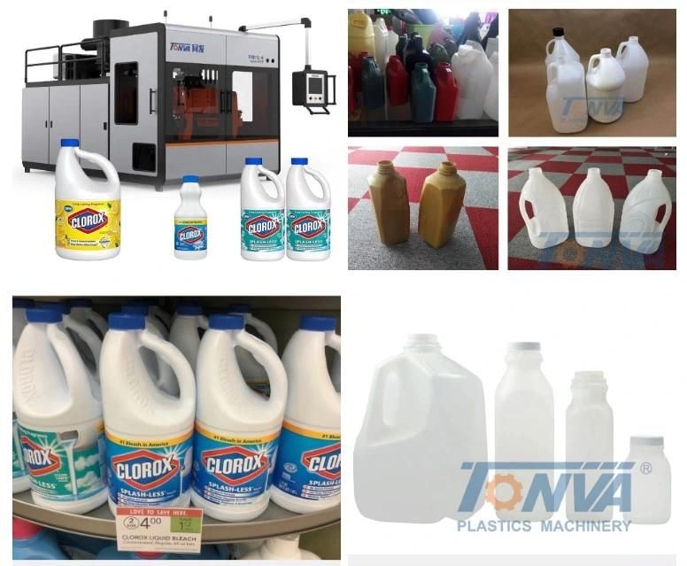 Plastic Bleaching Bottle Production Extrusion Blow Molding Machine Complete Line