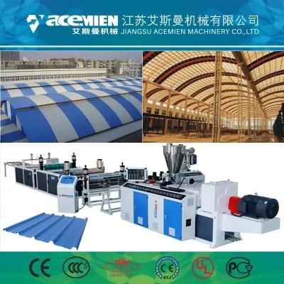 PVC/ASA Corrugated Tile Sheet Production Line/Glazed Tile Making Machine