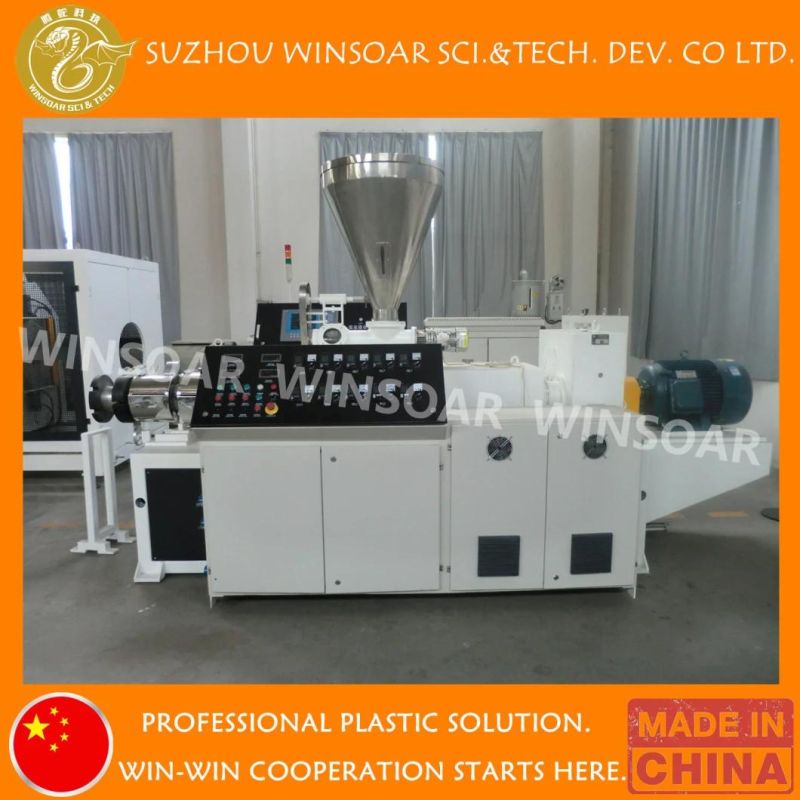 Plastic PVC/CPVC/UPVC Water& Electric Conduit Pipe/Tube (extruder, haul off, cutting winding, belling) Extrusion/Extruding Making Production Line Machine