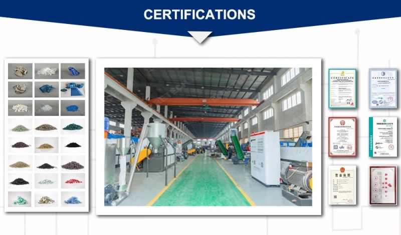 Recycling Equipment Machine Pet Bottle Crushing Hot Washing Machine with Drying Machine