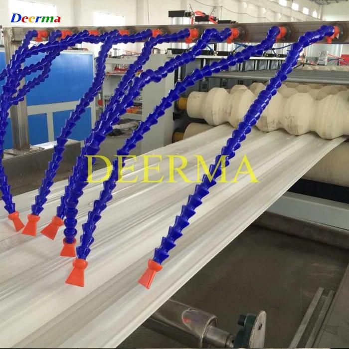 PVC Twin Wall Roofing Extruder Machine Plastic Hollow Corrugated Sheet Making Machine