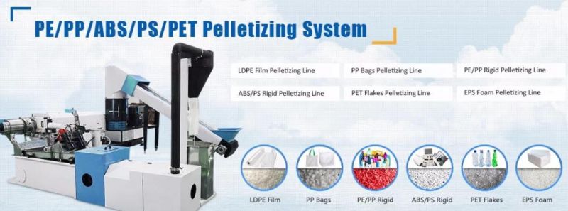 Cost Plastic Recycling Machine Recycle Plastic PP PE Granules Making Machine