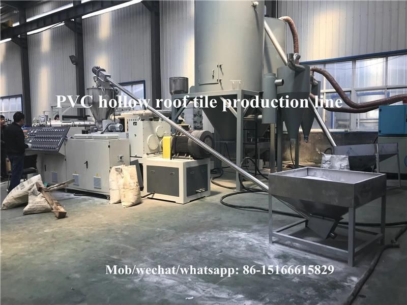 2019 Hot Sale PVC ASA Hollow Roof Tile Extrusion machine