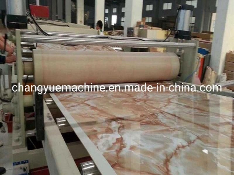 High Efficiency PVC Artifical Marble Sheet Making Machine