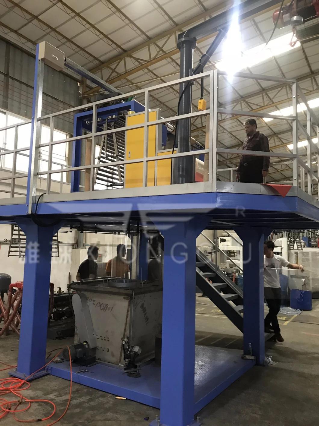 1000mm PVC Film Blowing Machine with Horizontal Oscillating Unit