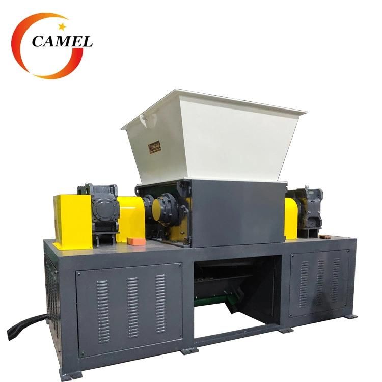 PE PP Plastic Film Double Shaft Shredder Machine Factory