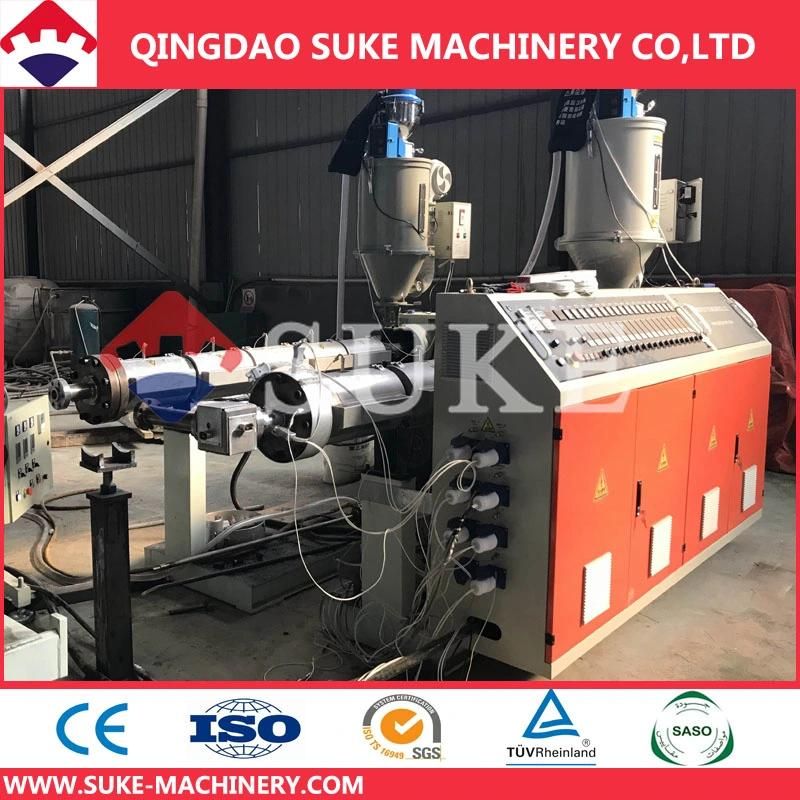 PE Single Wall Hollow Corrugated Pipe Machine