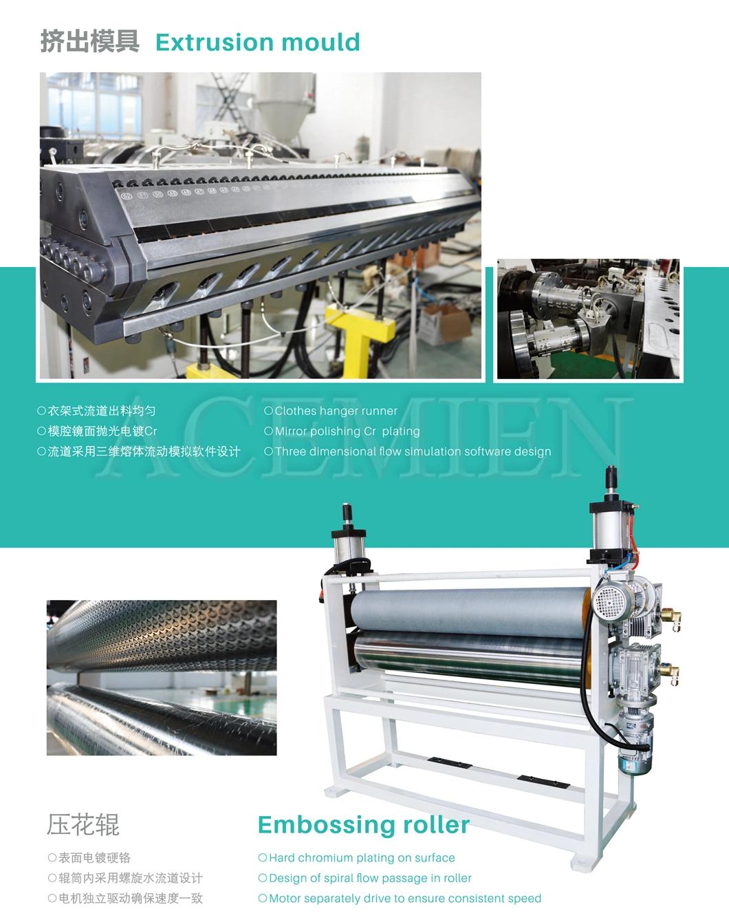 Wholesale PVC Corrugate Roofing Sheet Tile Forming Extruder Machine