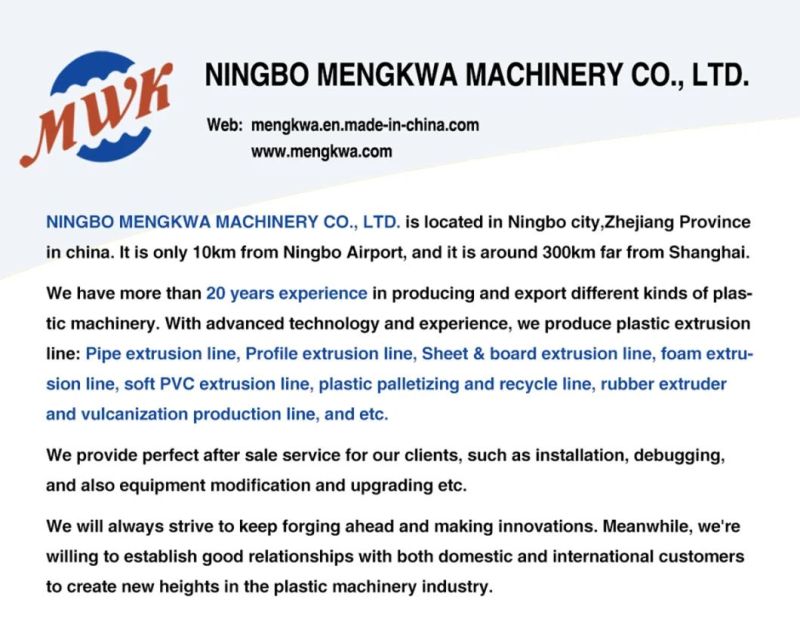 PE, PP Fiim Water Ring Type Pelletizing Line Mengkwa