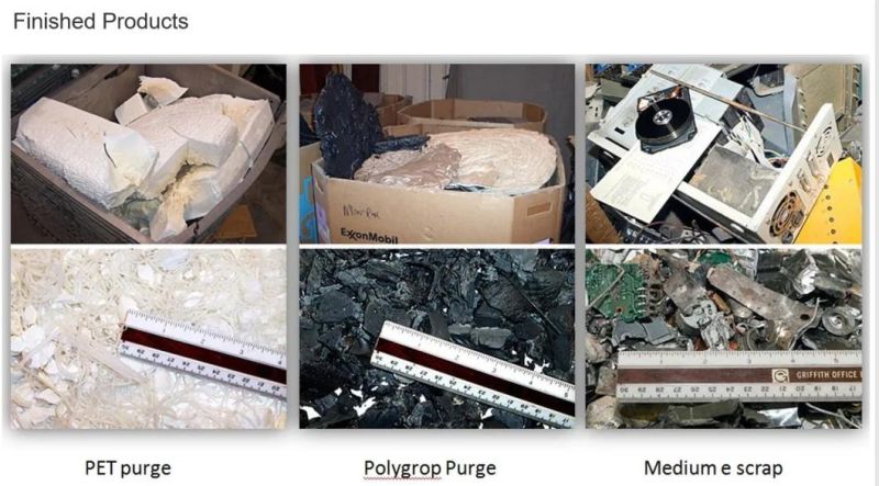 Zhangjiagang Quality Recycled Plastic Film Doulble Shaft Shredder