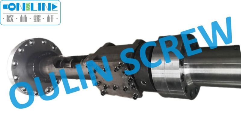 Screw and Cylinder for Crushed PE Double Stages Recycling Pelleting