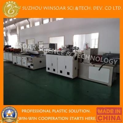 Plastic PE/PVC/PPR/HDPE/LDPE/CPVC/UPVC Pipe/ Tube/ Profile Extruder/ Single Screw/ Conical ...