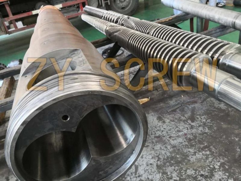 Conical Twin Screw Barrel 55cm Screw Barrel Cm55 Cm80