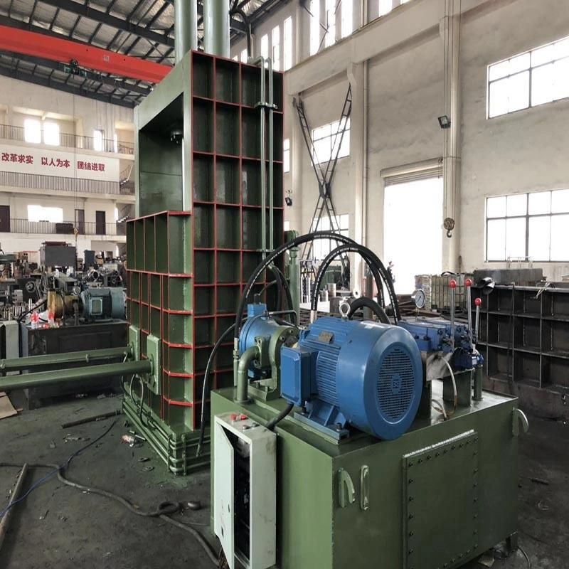 Hydraulic Plastic Bottle Baler Waste Aluminum Cans Baling Press Machine Vertical