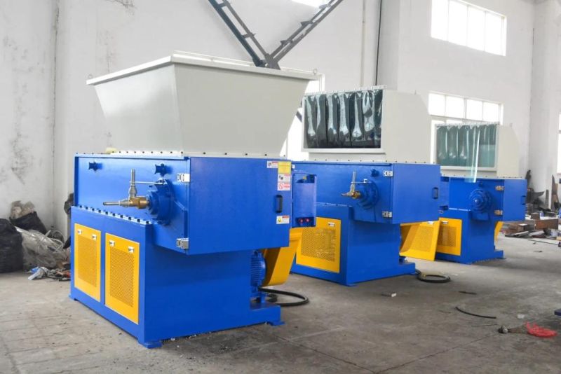 Pet Bottles Plastic PP PE Film Metal Crusher Paper Wood Plastic Machine Recycling Machinery Single Shaft Shredder