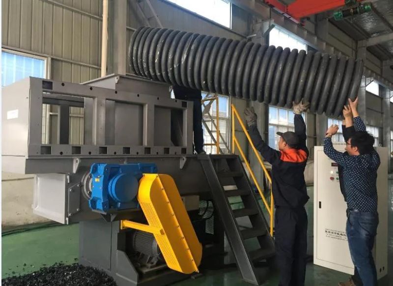 Big Diameter plastic pipe shredder /recycling shredding machine