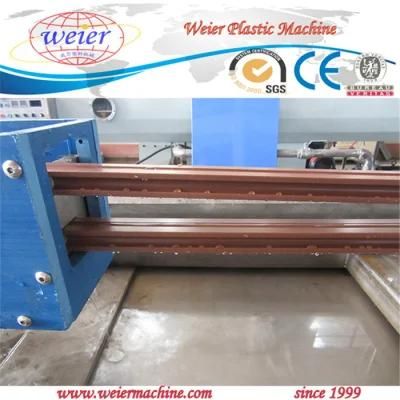 Wood Plastic Compound PE WPC Decking Profile Extruder Machine (SJSZ-65/132, SJSZ-51/105)