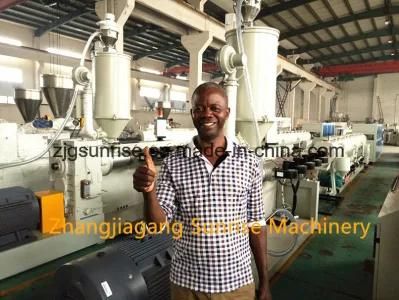 75-250mm PVC Pipe Extruding Machine for Drainage Pipe