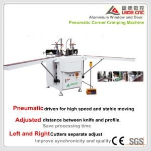 Door Pneumatic Corner Crimping Machine with Cutters Adjustable