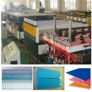 Polycarbonate Hollow Sheet Production Line/PC Hollow Sheet Extrusion Line