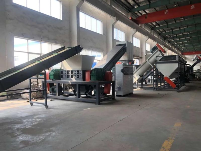 Pet PP PE ABS PC Plastic Recycling Machine / Waste Plastic Film Bottle Woven Bag Flakes Recycling Washing Granulating Pelletizing Shredder Crushing Machine