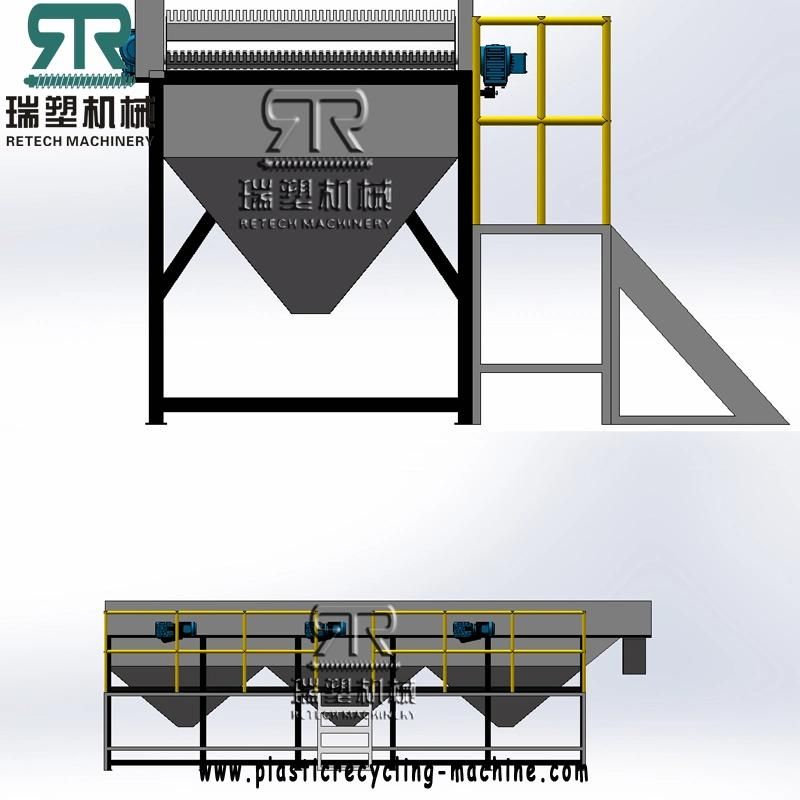 1000kg/H PE/PP Film Woven Bag Washing Line+Palletizing Line