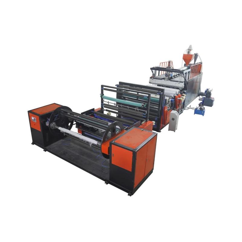 Single Layer CPE TPE Embossed Film Casting Film Making Machine