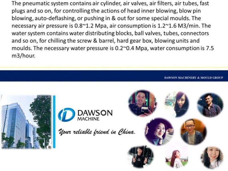 HDPE PP Detergent Automatic Extrusion Blow Molding Machine