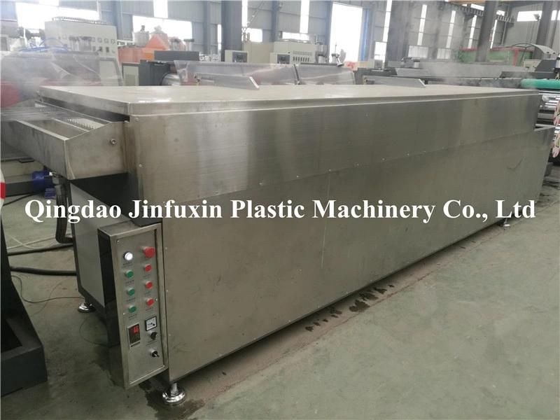 Using 100% Recycled Bottle Flakes Plastic Zipper Filament Yarn Fiber Extrusion Machine