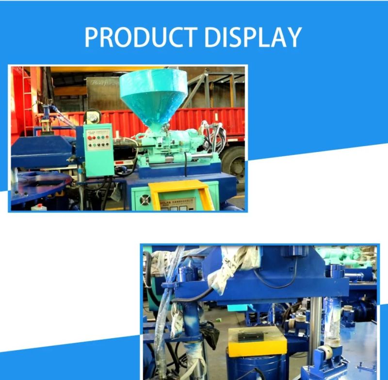 Brand New Auto PVC TPR Slipper Upper Mould Machine with Servo