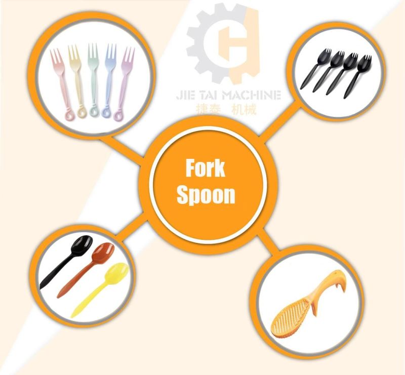 Automatic Spoon Making Machine Small New Plastic Fork Making Injection Molding Machine