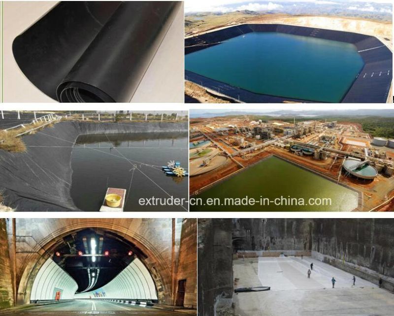 8m Width PE Geomembrane/Waterproof Sheet Extrusion Making Machine Geomembrane Extrusion