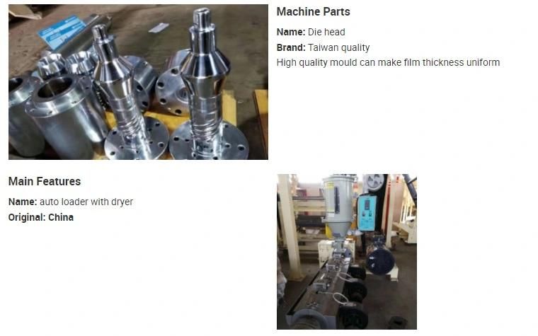 Double Die Head T-Shirt Film Blowing Machine (75kg/h output)