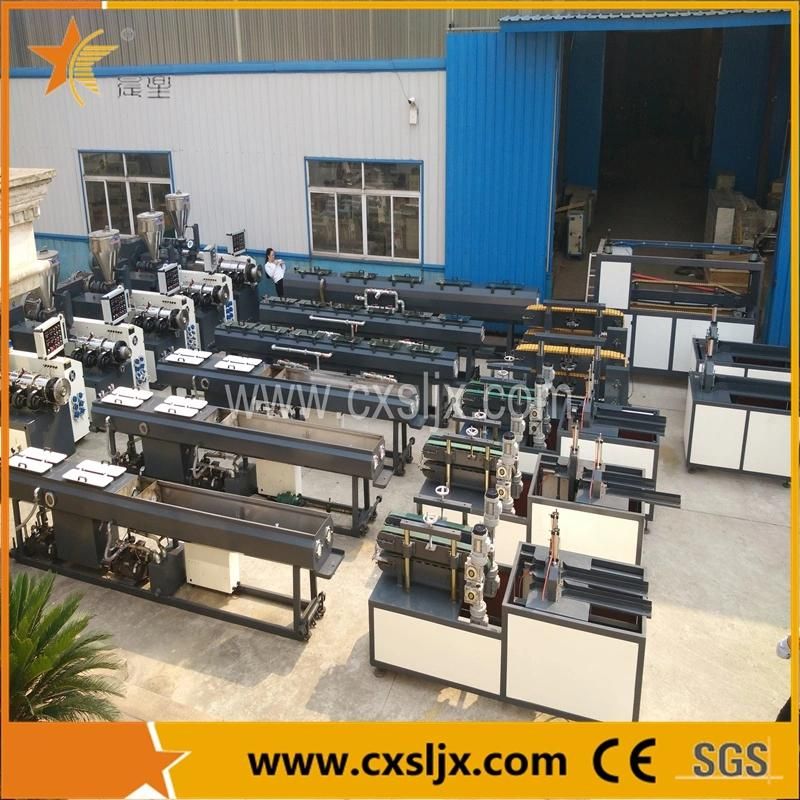 S049 One Extruder Two Pipe PVC Double Pipe Extrusion Line (CXDB-50)