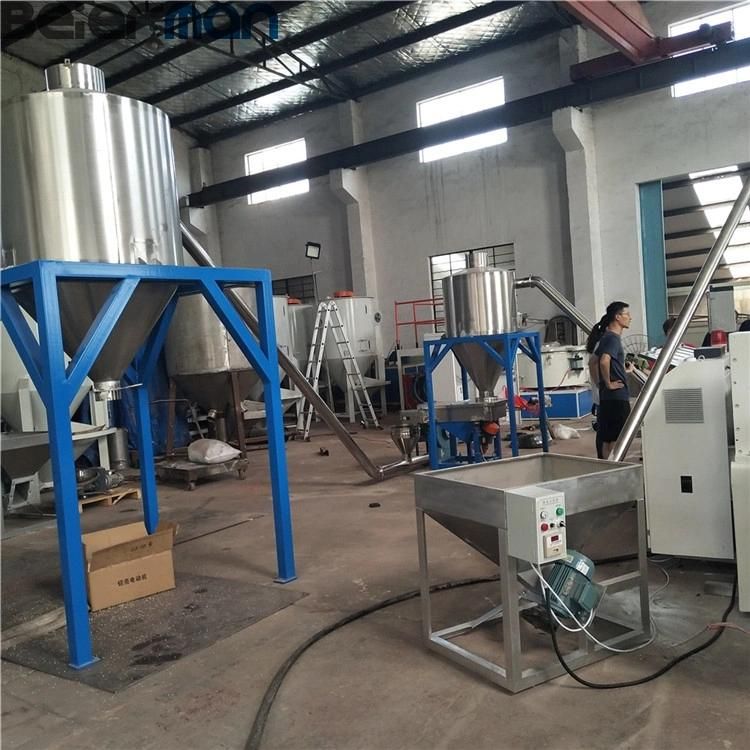 Plastic PVC Resin Powder Hot Die Face Cutter Granule Making Machine 160-250kg/H with Sjsz65/132