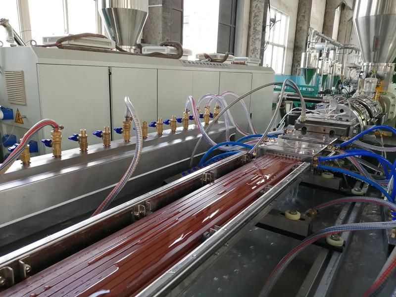 PP PE PVC Waste Recycled Plastic Wood Lumber Timber Composite WPC Decking Flooring Fence Post Wall Cladding Window Door Panel Frame Profile Extruder Machine