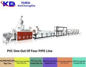 Double Screw 16-32mm PVC Four Cavity/Outlet Plastic Conduit Pipe Extruder