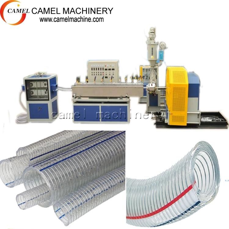 PVC Fiber and Steel Wire Reinforced Hose Extrusion Production Line Machine