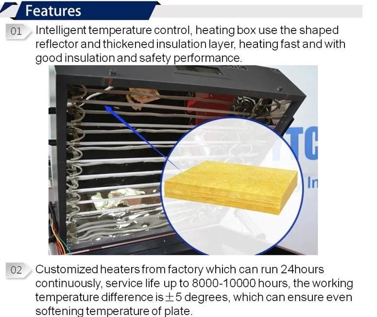 Light Thermal Vacuum Forming Machine Working for Making 3D Words