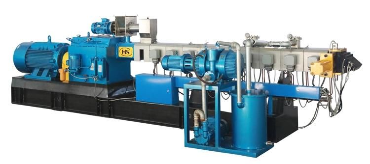 Nanjing Twin Screw Extruder Machine Plastic Waste Granule Making Machine