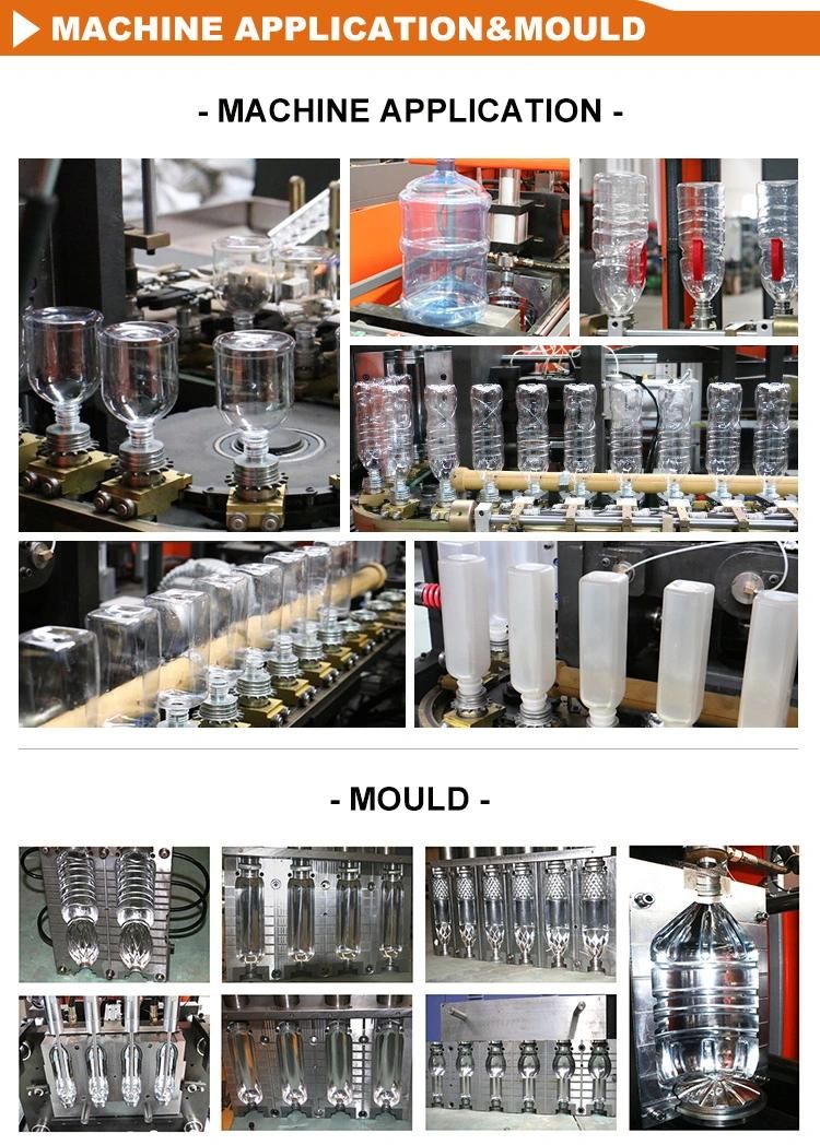 2 Cavity Auto Pet Blow Moulding Machine Price / Milk Pet Plastic Bottle Blowing Machine
