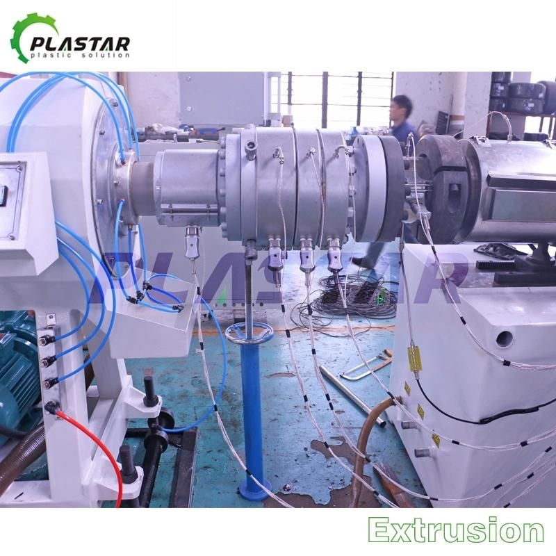 Plastic HDPE PPR PP UPVC CPVC PVC Water Pipe Drainage Supply Electric Conduit Pipe Extrusion Production Line Corrugated Extruder Pipe Making Machine