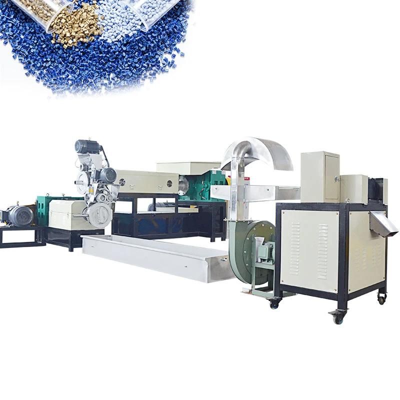 New Design PP Pet PVC HDPE Plastic Granules Double Screw Extruder Plastic Pellet Making Machine