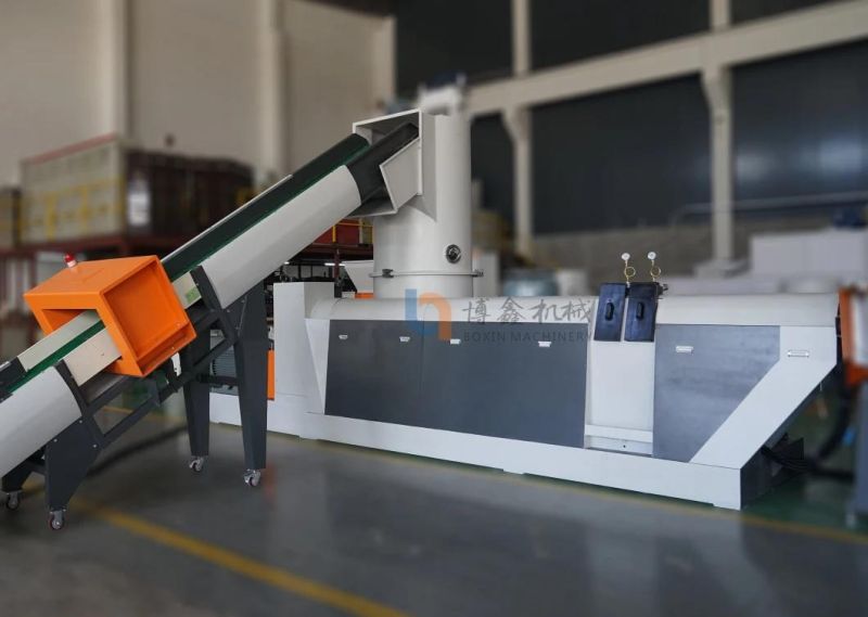 Bx DJ150/160 DJ120/33 Single Double Stage Extruder Plastic PP PE Agriculture Film Recycling Granulator Waste Films Squeezing Noodle Making Pelletizing Machine