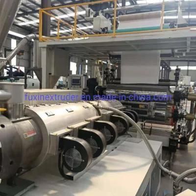 Plastic Laminating Spc PVC Flooring Extrusion Line/Production Line