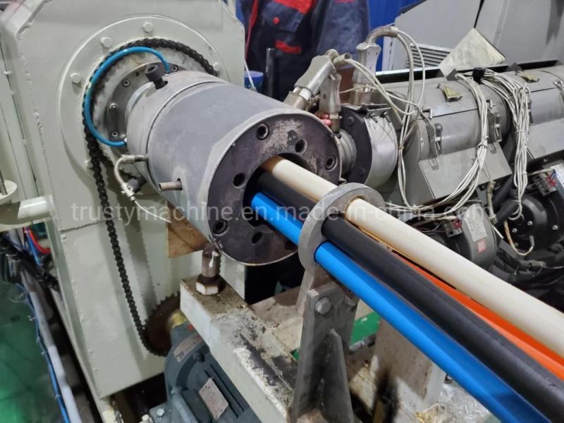 HDPE PE Carbon Reinforced Spiral Prestressed Pipe Manufacturing Machine Extruder Machine