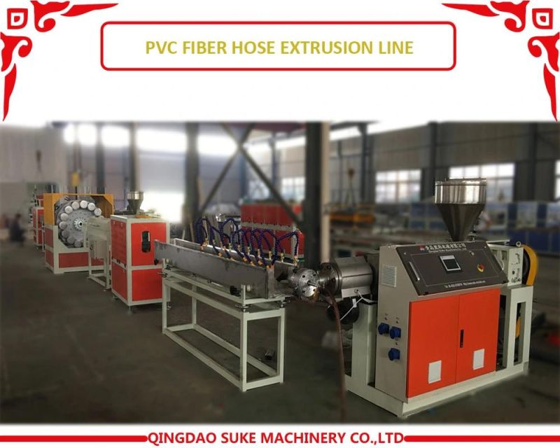 PVC Garden Fiber Reinforced Hose/Tube Soft Pipe Extrusion Making Machine