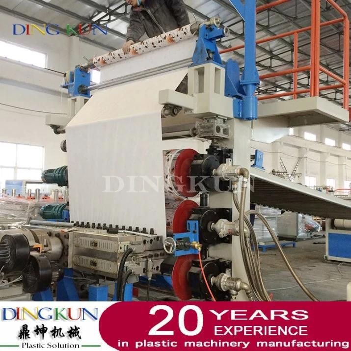 PVC Artificial Marble Production Line Factory Price / PVC Marble Sheet Making Machine